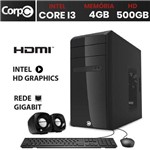 Assistência Técnica e Garantia do produto Computador Desktop CorpC Intel Core I3 4GB DDR3 HD 500GB HDMI Full HD