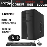 Assistência Técnica e Garantia do produto Computador Desktop CorpC Intel Core I5 3.2Ghz 8GB HD 500GB HDMI Full HD
