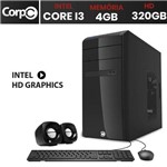 Assistência Técnica e Garantia do produto Computador Desktop CorpC Line Intel Core I3 4gb DDR3 HD 320GB Mouse Teclado e Caixa de Som
