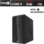 Assistência Técnica e Garantia do produto Computador Desktop CorPC Line Intel Core I7 3.8Ghz 8GB HD 1TB Gráficos Intel HDMI Full HD