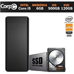 Assistência Técnica e Garantia do produto Computador Desktop CorpC StoragePlus Intel Core I5 6GB HD 500GB e SSD 120GB
