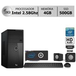Assistência Técnica e Garantia do produto Computador Desktop 3green Intel Dual Core 2.58ghz 4GB HD 500GB HDMI Full HD