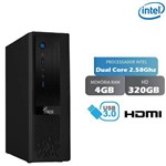 Assistência Técnica e Garantia do produto Computador Desktop Slim 3green Intel Dual Core 2.8Ghz 4GB HD 320GB HDMI Full HD