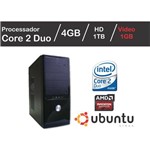 Assistência Técnica e Garantia do produto Computador Intel Core 2 Duo 4GB HD 1TB Vídeo R5 230 1GB LINUX WIFI