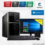 Assistência Técnica e Garantia do produto Computador + Monitor 21” Intel Dual Core 2.41GHz 4GB HD 1TB DVD Windows 10 SL Certo PC Fit 1119