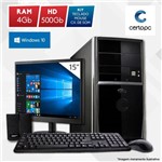 Assistência Técnica e Garantia do produto Computador + Monitor 15” Intel Dual Core 2.41GHz 4GB HD 500GB Windows 10 SL Certo PC Fit 101
