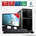 Assistência Técnica e Garantia do produto Computador + Monitor 19” Intel Dual Core 2.41GHz 4GB HD 500GB DVD Certo PC Fit 102