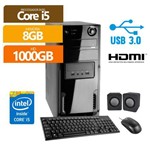 Assistência Técnica e Garantia do produto Computador Premium Business Intel Core I5 8gb 1tb Hdmi Usb 3.0 + Kit (mou,tec,caixa)