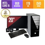 Assistência Técnica e Garantia do produto Computador Premium Business Intel Core I5 8gb Ddr3 HD 1Tb DVD Monitor Led 19,5 + Kit