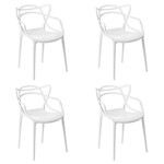 Assistência Técnica e Garantia do produto Conjunto 04 Cadeiras Allegra Masters Polipropileno - Branca