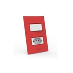 Assistência Técnica e Garantia do produto Conjunto 1 Interruptor Intermediário + Tomada 10A - Beleze Vermelho Outono Enerbras