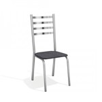 Assistência Técnica e Garantia do produto Conjunto 2 Cadeiras Alemanha Crome Kappesberg Cromado/Linho Cinza