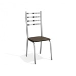 Assistência Técnica e Garantia do produto Conjunto 2 Cadeiras Alemanha Crome Kappesberg Cromado/Marrom