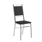 Assistência Técnica e Garantia do produto Conjunto 2 Cadeiras de Aço 1724 Carraro Preto/Cromado