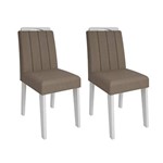 Assistência Técnica e Garantia do produto Conjunto 2 Cadeiras Elisa Cimol Branco/Pluma