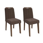 Assistência Técnica e Garantia do produto Conjunto 2 Cadeiras Elisa Cimol Savana/Chocolate