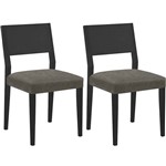 Assistência Técnica e Garantia do produto Conjunto 2 Cadeiras Gardênia – Tremarin - Preto / Cinza