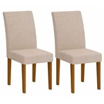 Assistência Técnica e Garantia do produto Conjunto 2 Cadeiras Grecia Rufato Imbuia/ Veludo Creme
