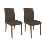 Assistência Técnica e Garantia do produto Conjunto 2 Cadeiras Marina Cimol Savana/Chocolate