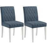 Assistência Técnica e Garantia do produto Conjunto 2 Cadeiras Menta – Tremarin - Branco / Azul