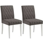 Assistência Técnica e Garantia do produto Conjunto 2 Cadeiras Menta – Tremarin - Branco / Cinza