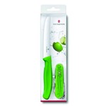 Assistência Técnica e Garantia do produto Conjunto Canivete Spartan Victorinox 91mm Verde Translúcido e Faca Swiss Classic Verde 1.8901.L4