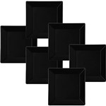 Assistência Técnica e Garantia do produto Conjunto com 6 Pratos Rasos 26,5x26,5cm - Mail Order Quartier Black - Oxford