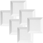 Assistência Técnica e Garantia do produto Conjunto com 6 Pratos Rasos 26,5x26,5cm - Mail Order Quartier White - Oxford