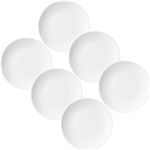 Assistência Técnica e Garantia do produto Conjunto com 6 Pratos Rasos 28cm - Mail Order Coup White - Oxford