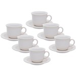 Assistência Técnica e Garantia do produto Conjunto com 6 Xícaras de Chá 200ml com Pires - Mail Order White - Oxford Daily