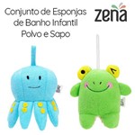 Assistência Técnica e Garantia do produto Conjunto com 2 Esponjas de Banho Infantil | Polvo e Sapo | Zena