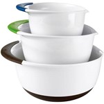 Assistência Técnica e Garantia do produto Conjunto de 3 Bowls em Plástico Branco - Oxo