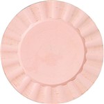 Assistência Técnica e Garantia do produto Conjunto de Sousplat de Plástico Pink And Brown Cook 33cm 6 Peças - Rojemac