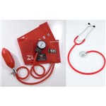 Assistência Técnica e Garantia do produto Conjunto Esfigmomanômetro e Estetoscópio Unisson (vermelho) Innova - Bic - Cód: Cj0314