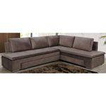 Assistência Técnica e Garantia do produto Conjunto Estofado Sofa Cama Imperium 3X3 Lugares Suede Amassado Café