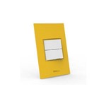 Assistência Técnica e Garantia do produto Conjunto Interruptor Duplo Simples-Beleze Amarelo Girassol Enerbras