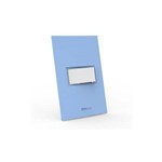 Assistência Técnica e Garantia do produto Conjunto Interruptor Paralelo - Beleze Azul Pastel Enerbras