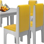 Assistência Técnica e Garantia do produto Conjunto Mesa com 6 Cadeiras - Miami - Dobuê - Branco / Canário