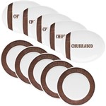 Assistência Técnica e Garantia do produto Conjunto para Churrasco 10 Peças Oxford Porcelanas