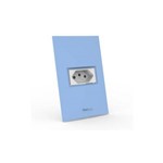 Assistência Técnica e Garantia do produto Conjunto Tomada 10A - Beleze Azul Pastel