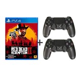 Assistência Técnica e Garantia do produto Controle Sem Fio Dualshock 4 Sony + Red Dead Redemption 2 - PS4