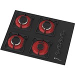 Assistência Técnica e Garantia do produto Cooktop 4 Queimadores Venax Arena - Base Vermelha - Acendimento Super Automático GLP