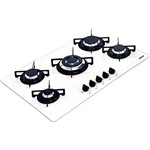 Assistência Técnica e Garantia do produto Cooktop a Gás Tramontina Glass 90cm 5 Bocas com 1 Tripla Chama Bivolt Vidro Branco