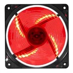 Assistência Técnica e Garantia do produto Cooler Colorido Vermelho Led para Gabinete 120 Mm