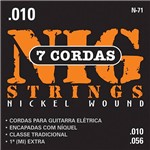 Assistência Técnica e Garantia do produto Cordas para Guitarra Elétrica de 7 Cordas 010"-056" - Nig Strings