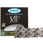 Assistência Técnica e Garantia do produto Corrente Kmc X11 Silver / Prata 116 Elos - 11v