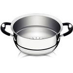 Assistência Técnica e Garantia do produto Cozi-Vapore Aço Inox Duo Silicone 16cm - Tramontina