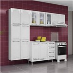 Assistência Técnica e Garantia do produto Cozinha Compacta 3 Peças Criativa 11 Portas Criativa Itatiaia Branco
