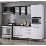 Assistência Técnica e Garantia do produto Cozinha Compacta 3 Peças Sem Balcão Dandara Itatiaia Branco/Preto