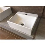 Assistência Técnica e Garantia do produto Cuba de Apoio Porcelana Cerâmica Branca para Banheiro MP 8107 Manplex